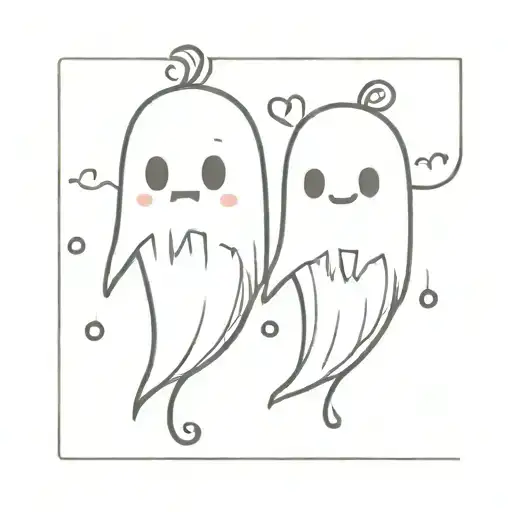 best friend tattoos little ghosts insane tattoo design idea