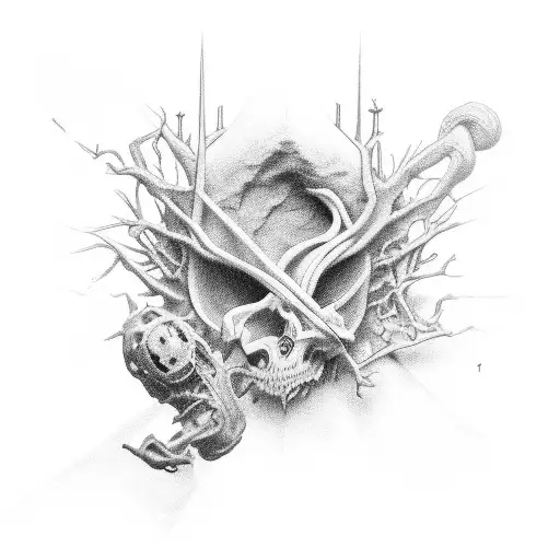 I am that reason I suffer in life tattoo design idea