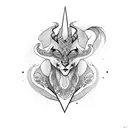 Elf tattoo design idea