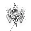 Lightning Bolt tattoo design idea