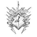 Lightning Bolt tattoo design idea