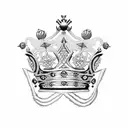 Queen's Crown tattoo design idea