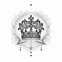 Queen's Crown tattoo design idea
