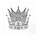 Queen's Crown tattoo design idea