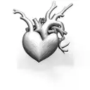 heart eternity tattoo design idea