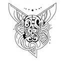 overlapping letters tattoo using the word SOBER tattoo design idea