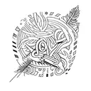 overlapping letters tattoo using the word SOBER tattoo design idea