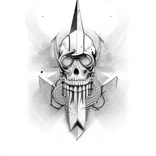 leadership and courgage tattoo design idea