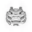 Naruto Toad  tattoo design idea