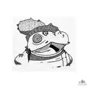 Naruto Toad  tattoo design idea