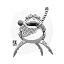 Naruto Toad  tattoo design idea