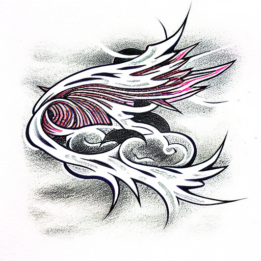Lightning Storm tattoo design idea