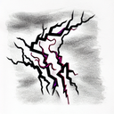 Lightning Bolt tattoo design idea