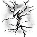 Lightning Bolt tattoo design idea