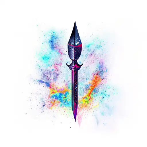 Dagger tattoo design idea