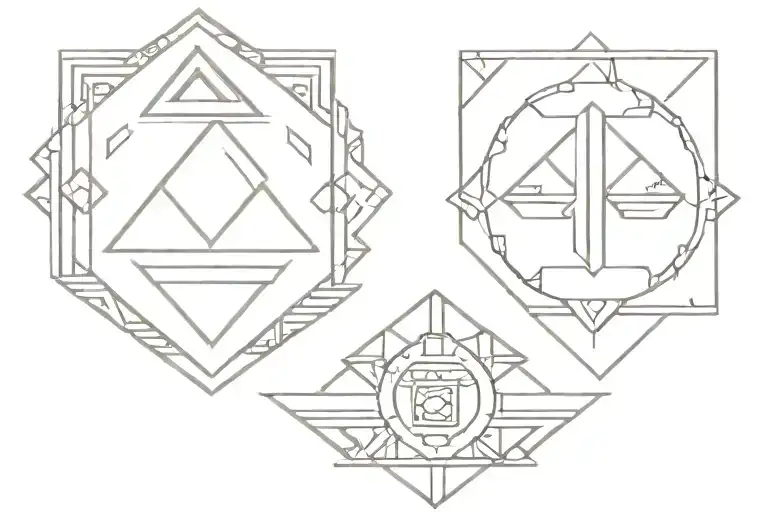Aztec tattoo design idea