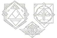 Aztec tattoo design idea