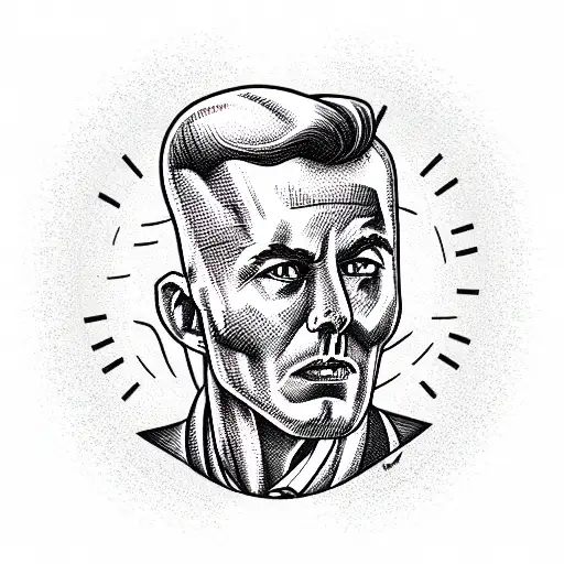 tesla tattoo design idea