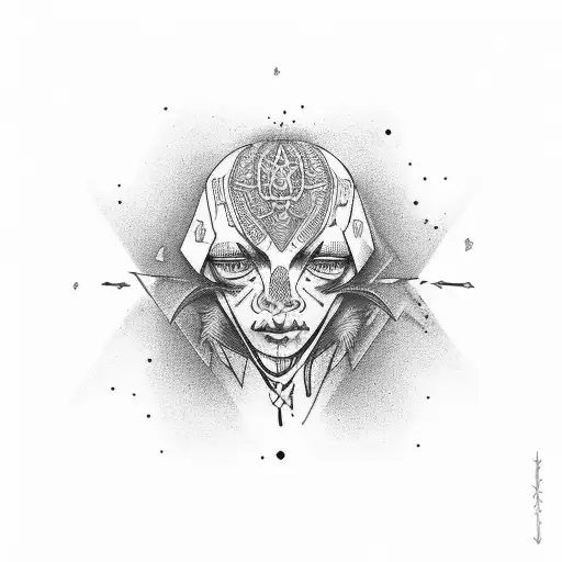 shaman  kintsugi for shoulder tattoo tattoo design idea