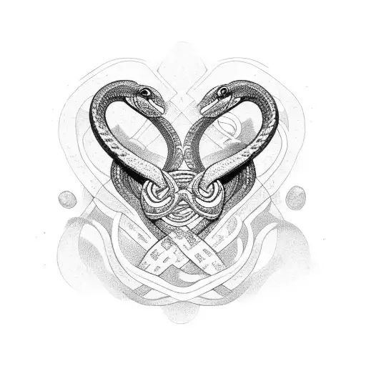 snake totem kintsugi for shoulder tattoo tattoo design idea