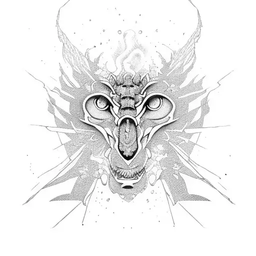  kintsugi totem tattoo design idea