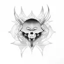 totem mythic japan tattoo design idea