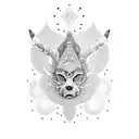  totem cosmo chill tattoo design idea