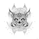  totem cosmo chill tattoo design idea