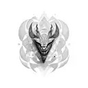 totem mythic tattoo design idea