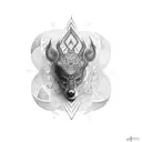 totem mythic tattoo design idea