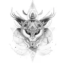 totem Druid  tattoo design idea