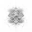  kintsugi totem tattoo design idea