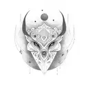  totem cosmo chill vibe tattoo design idea