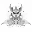  totem cosmo chill vibe tattoo design idea