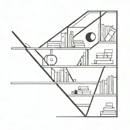 Interstellar bookshelf scene tattoo design tattoo design idea