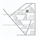 Interstellar bookshelf scene tattoo design tattoo design idea