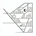 Interstellar bookshelf scene tattoo design tattoo design idea