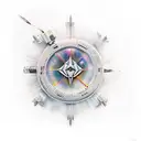 The bookshelf from the movie interstellar tattoo design idea