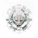 The bookshelf from the movie interstellar tattoo design idea