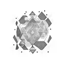 aurora borealis  tattoo design idea