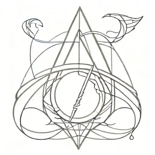 Lord of the Rings Mass Effect D&D tattoo design idea