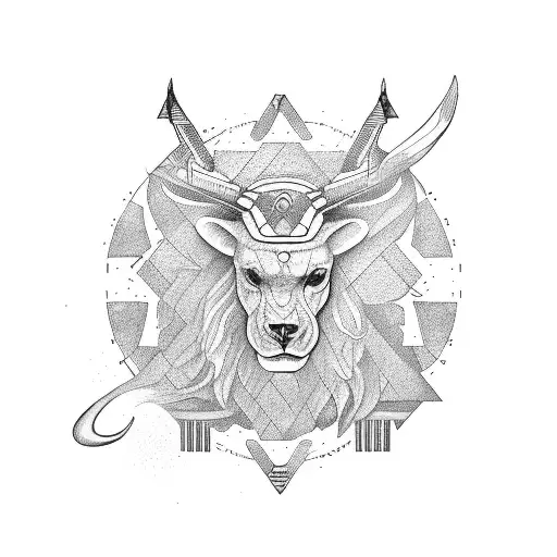 Leo, Virgo, sagittarius tattoo design idea