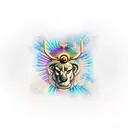 Leo, Virgo, sagittarius tattoo design idea