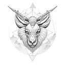 Leo, Virgo, sagittarius tattoo design idea