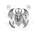 Leo, Virgo, sagittarius tattoo design idea