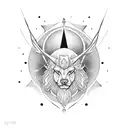 Leo, Virgo, sagittarius tattoo design idea