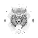 Leo, Virgo, sagittarius tattoo design idea