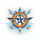 imperfect star tattoo design idea