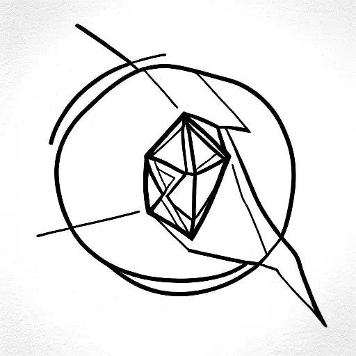 empty tomb tattoo design idea