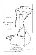 Portugal map with rosary outline tattoo design idea